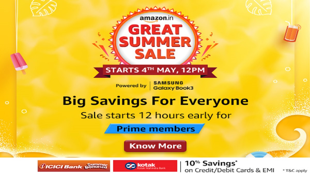 Amazon Great Summer Sale Starts From May 4th Prime Members Get 12